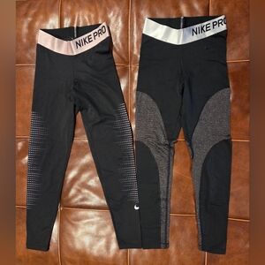 Nike Fit Pro Workout Leggings Bundle Small